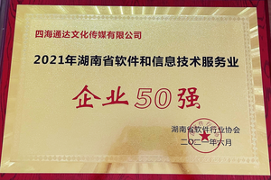 2021年湖南省软件和信息技术服务业企业50强